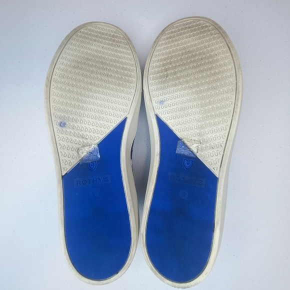 Rothy's The Original Slip-On Sneaker in the Ocean Iris Shibori Tie-Dye Size 10 - Picture 8 of 11